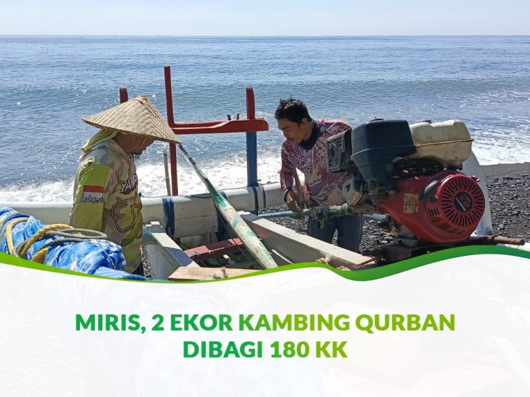 2 Ekor Kambing Qurban Dibagi 180 KK Di Desa Tembok, Yeh Bau