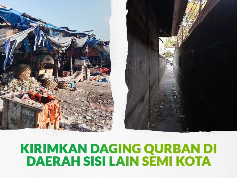 Kirimkan Daging Qurban Di Daerah Sisi Lain Semi Kota