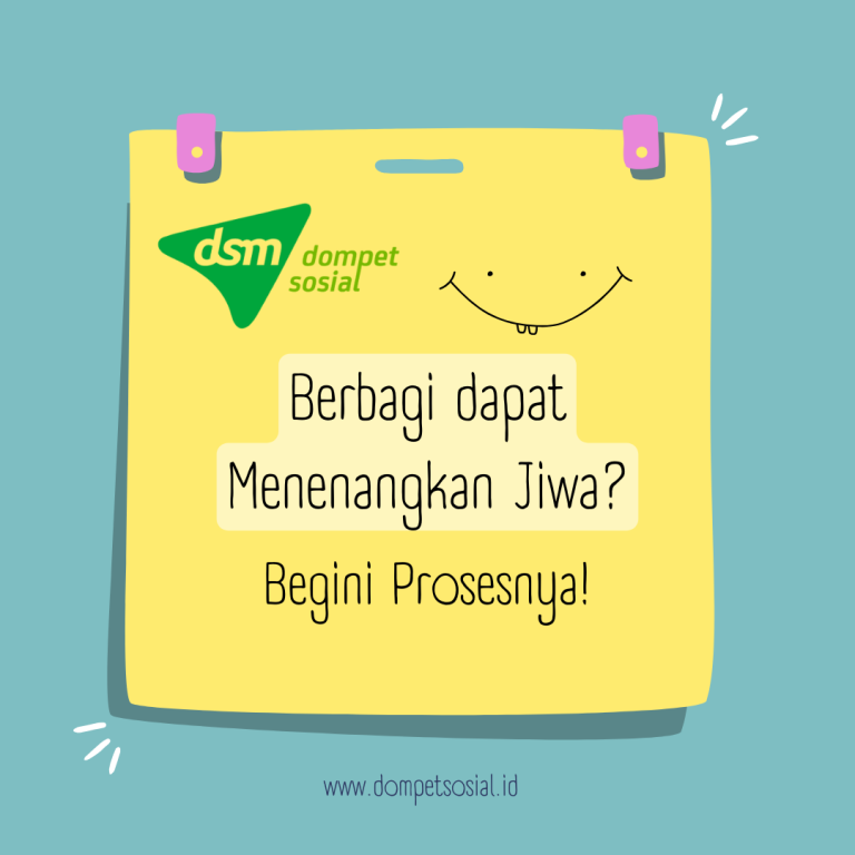 Berbagi dapat menenangkan jiwa? Begini prosesnya!