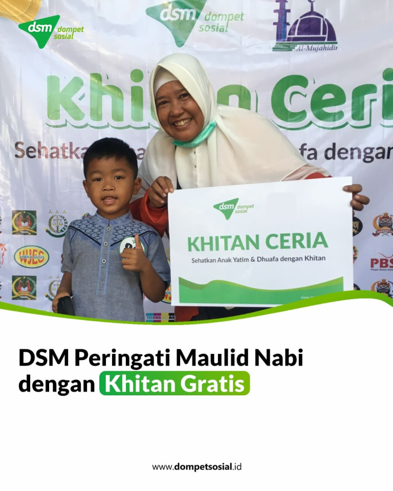 SEHATKAN ANAK YATIM DAN DHUAFA DENGAN KHITAN, DSM BALI BEKERJASAMA DENGAN MASJID AL-MUJAHIDIN SINGARAJA MENGADAKAN KEGIATAN KHITAN CERIA