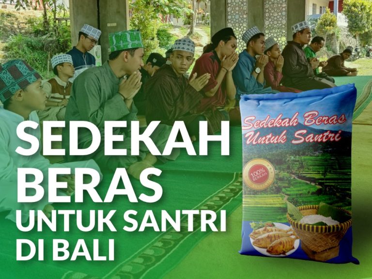 Sedekah Beras untuk Santri Di Bali